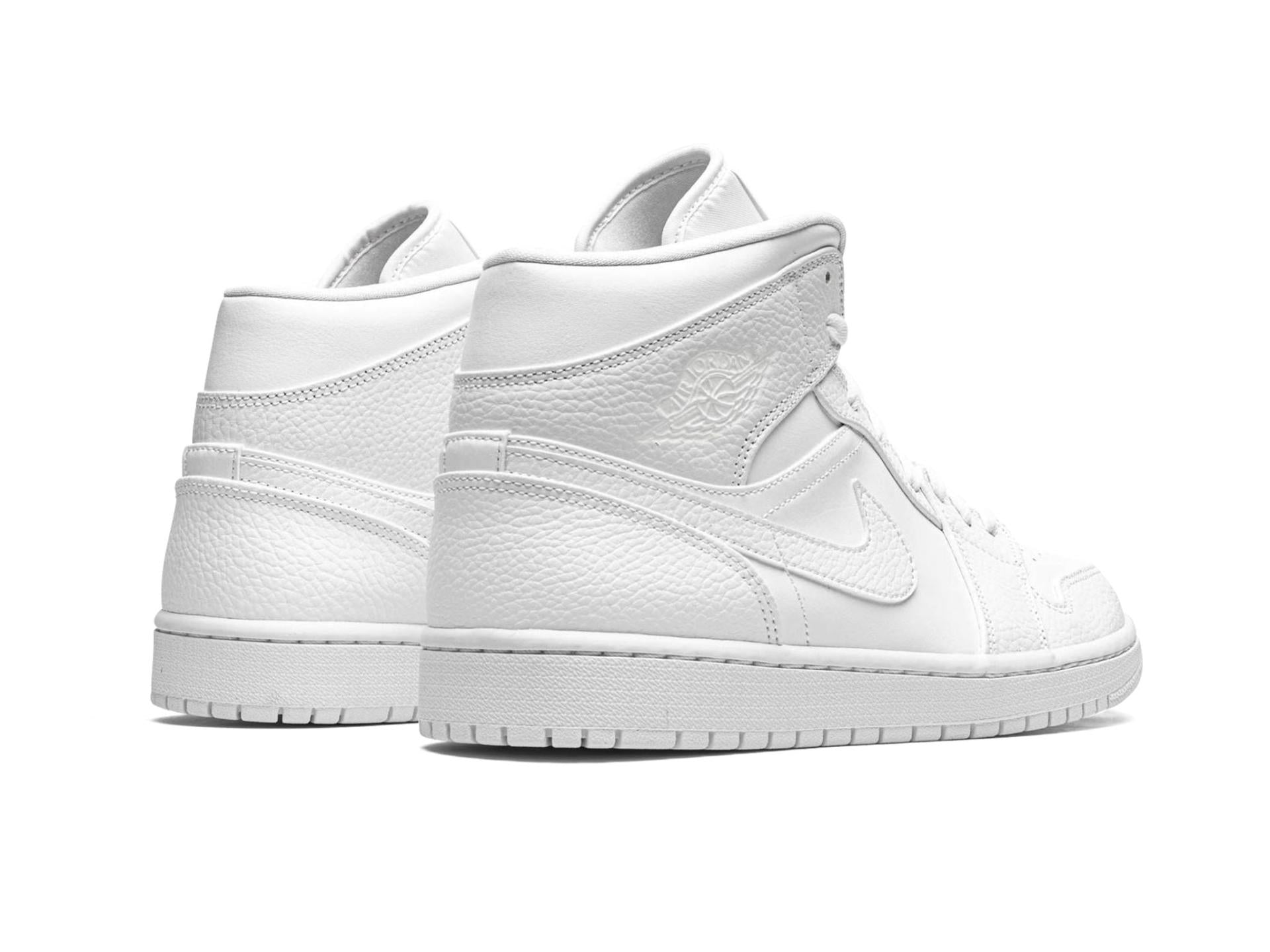 Air Jordan 1 Mid Triple White