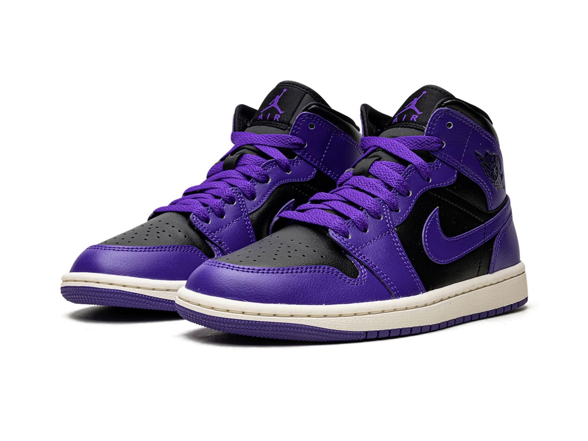 Air Jordan 1 Mid Purple Black (W)