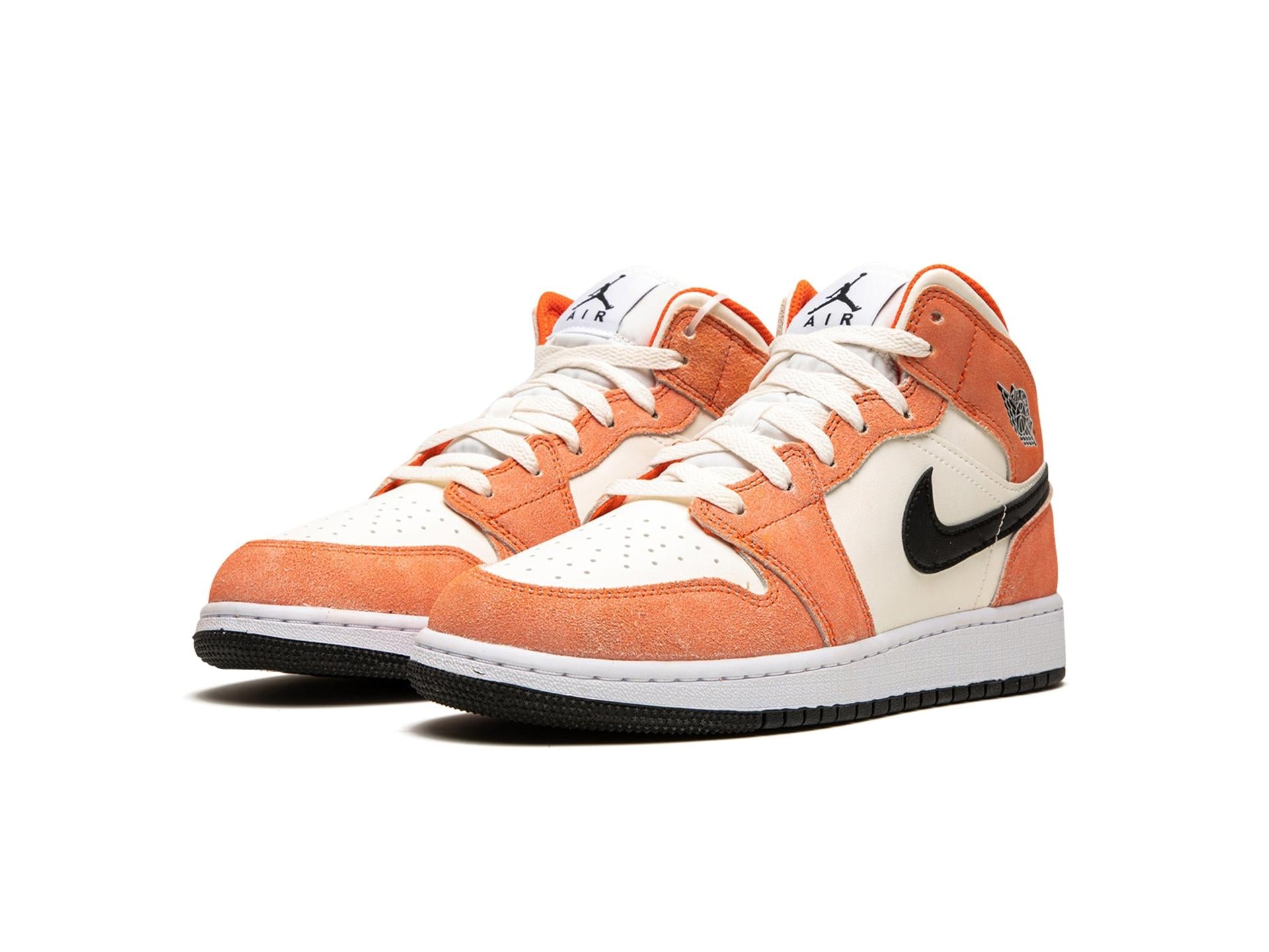 Air Jordan 1 Mid Orange Suede (GS)
