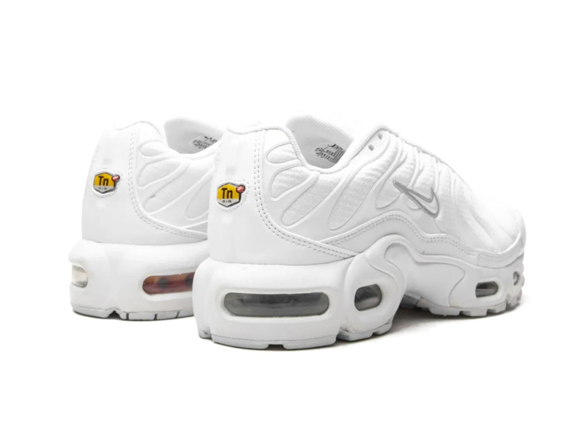 Nike Air Max Plus White Metallic Silver (GS)
