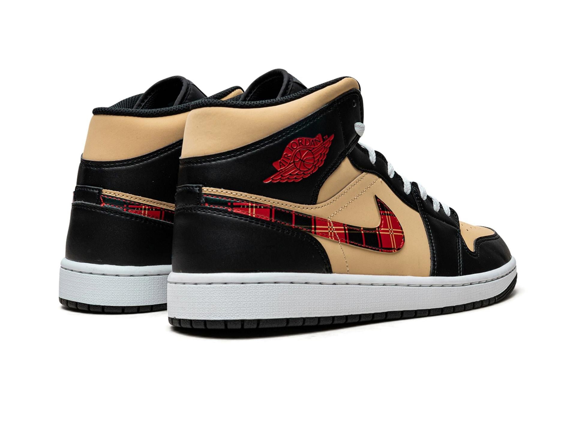 Air Jordan 1 Mid Tartan Swoosh