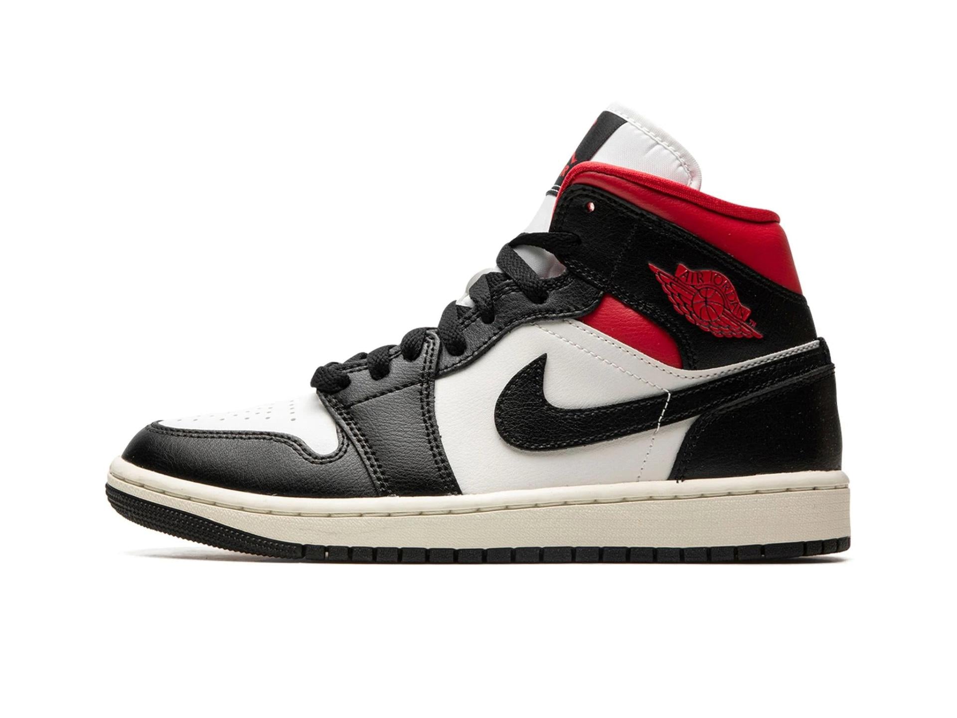 Air Jordan 1 Mid Black Gym Red (W)