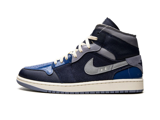 Air Jordan 1 Mid Craft Inside Out Obsidian