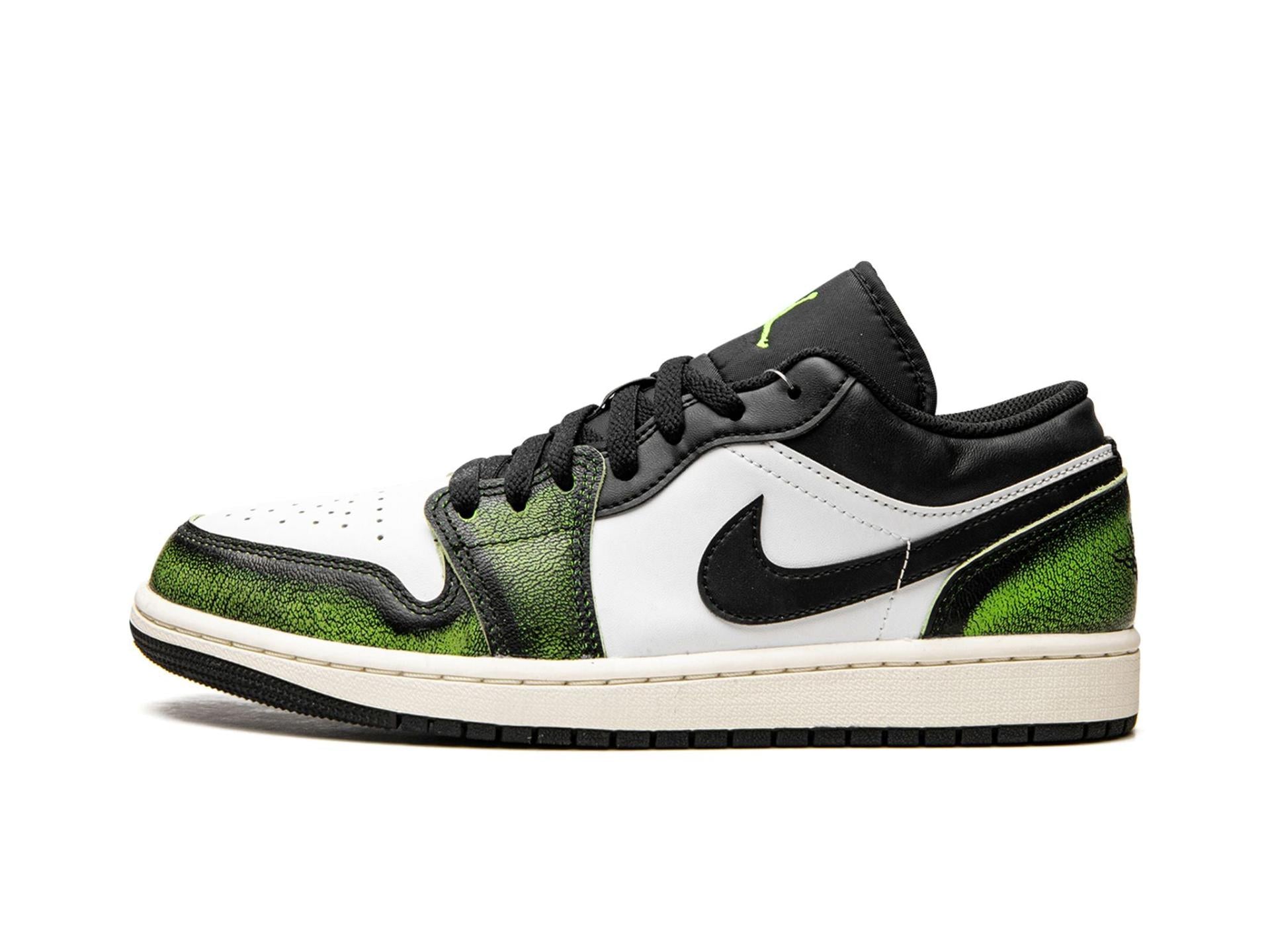 Air Jordan 1 Low Wear-Away Electro Green