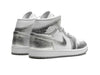 Air Jordan 1 Mid Metallic Silver (W)