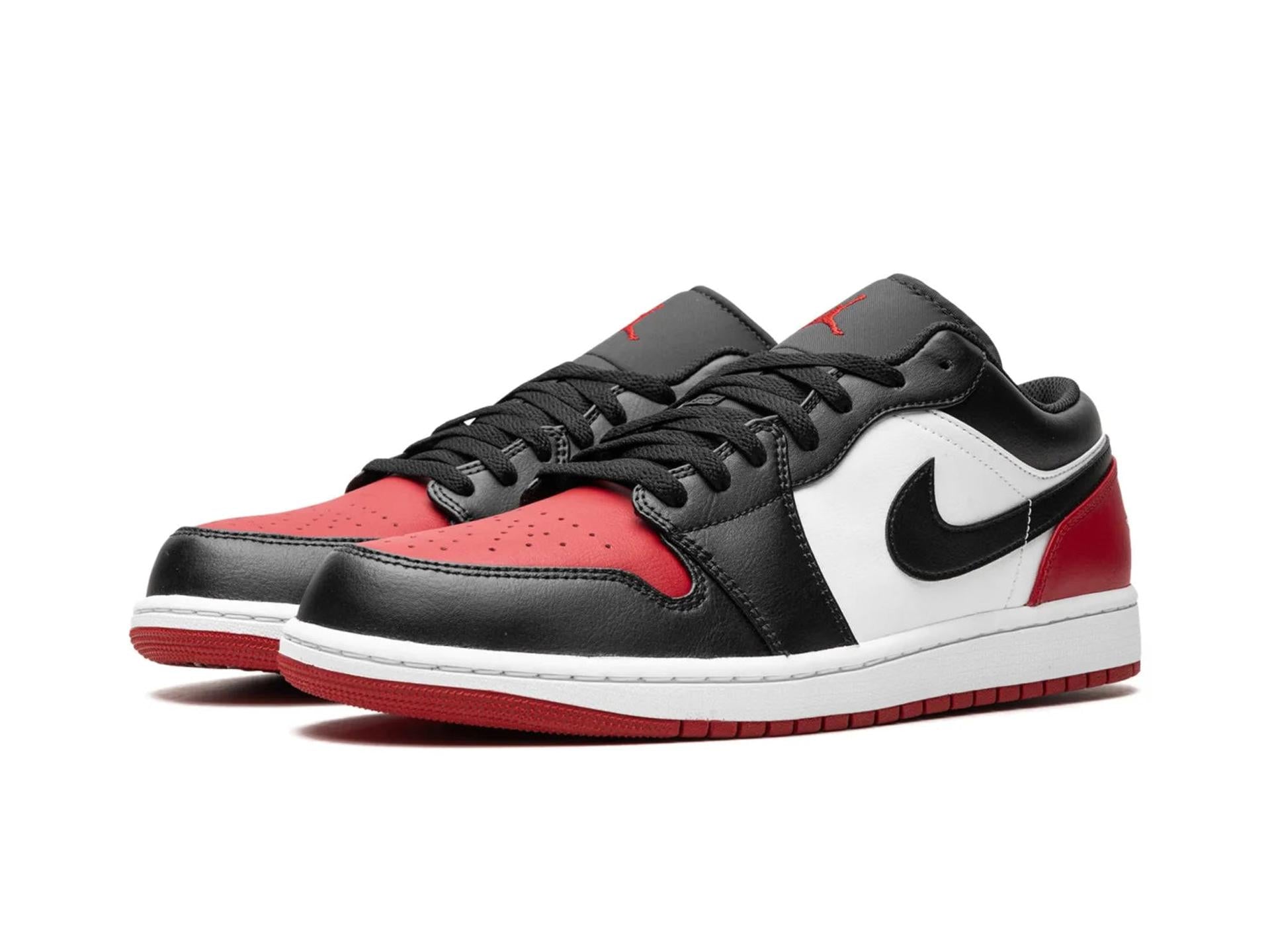 Air Jordan 1 Low Bred Toe 2.0