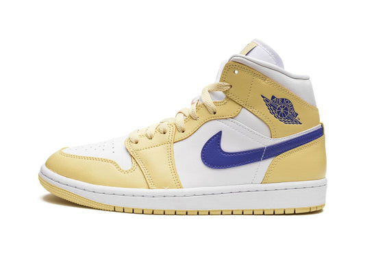 Air Jordan 1 Mid Lemon Wash Lapis (W)