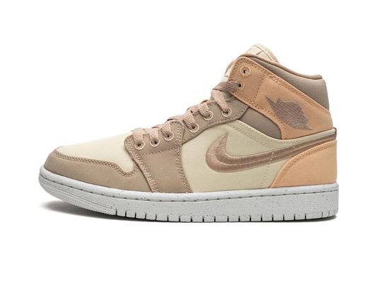 Air Jordan 1 Mid Canvas Khaki (W)