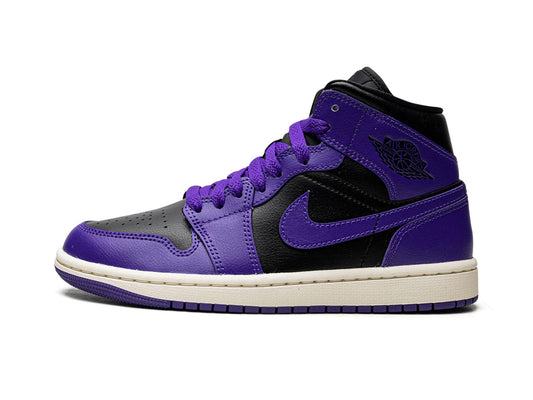 Air Jordan 1 Mid Purple Black (W)