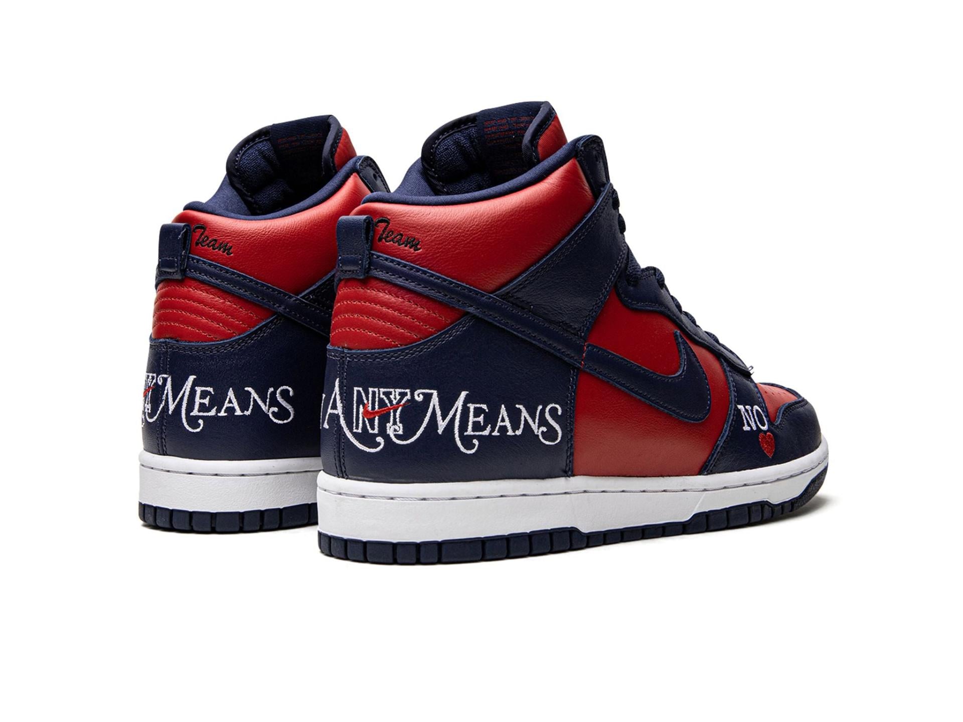 Nike SB Dunk High Supreme By Any Means Red Navy