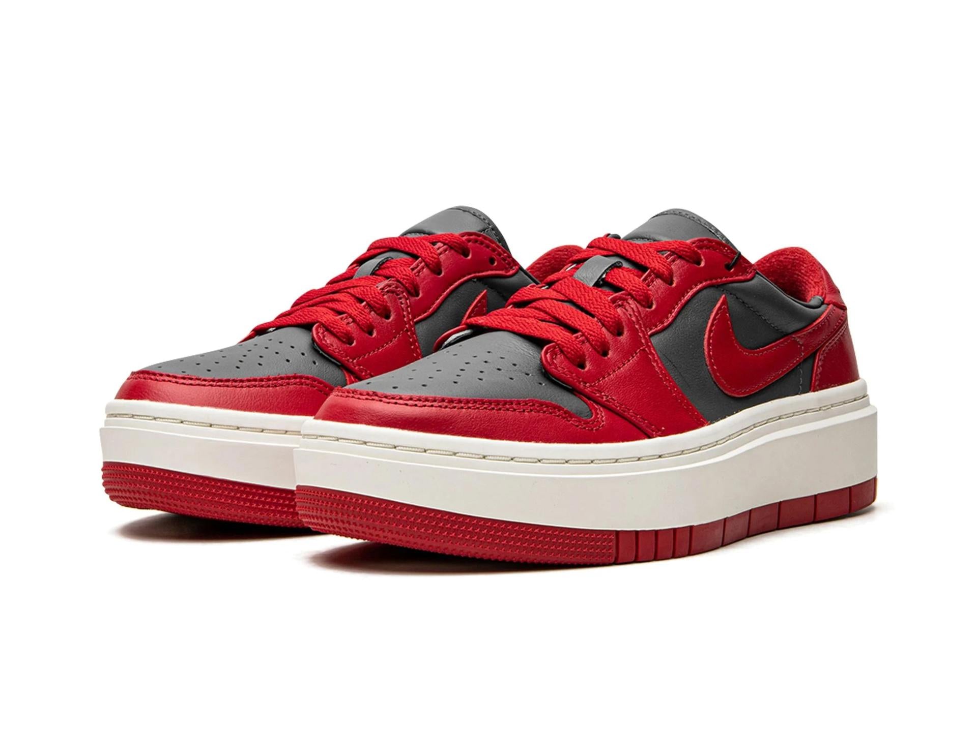 Air Jordan 1 Low Elevate Dark Grey Varsity Red (W)