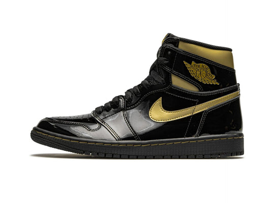 Air Jordan 1 High Black Metallic Gold