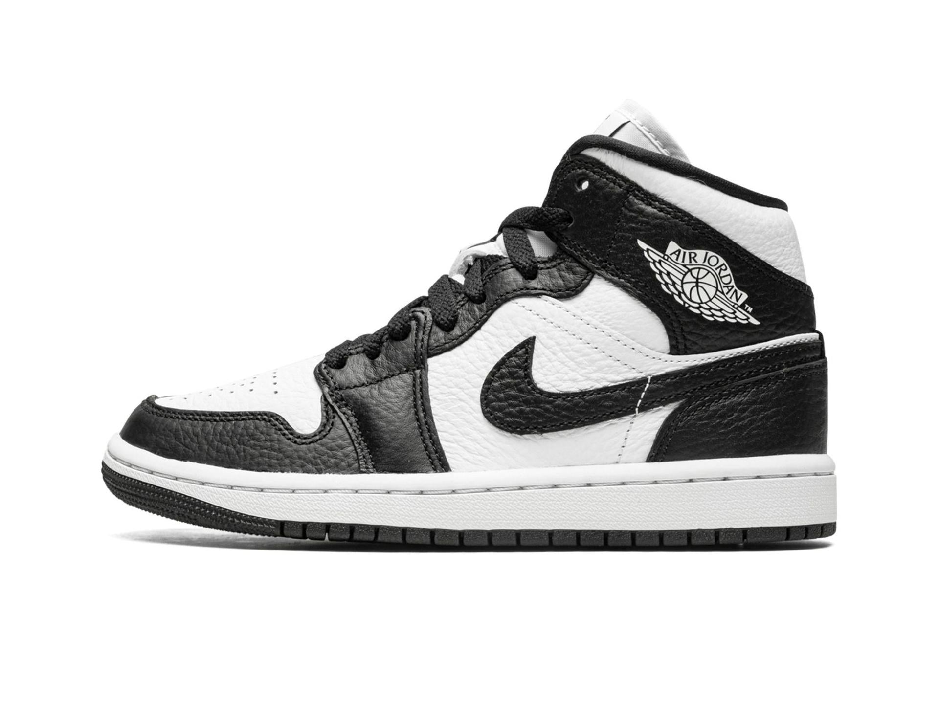 Air Jordan 1 Mid Split Black White (W)