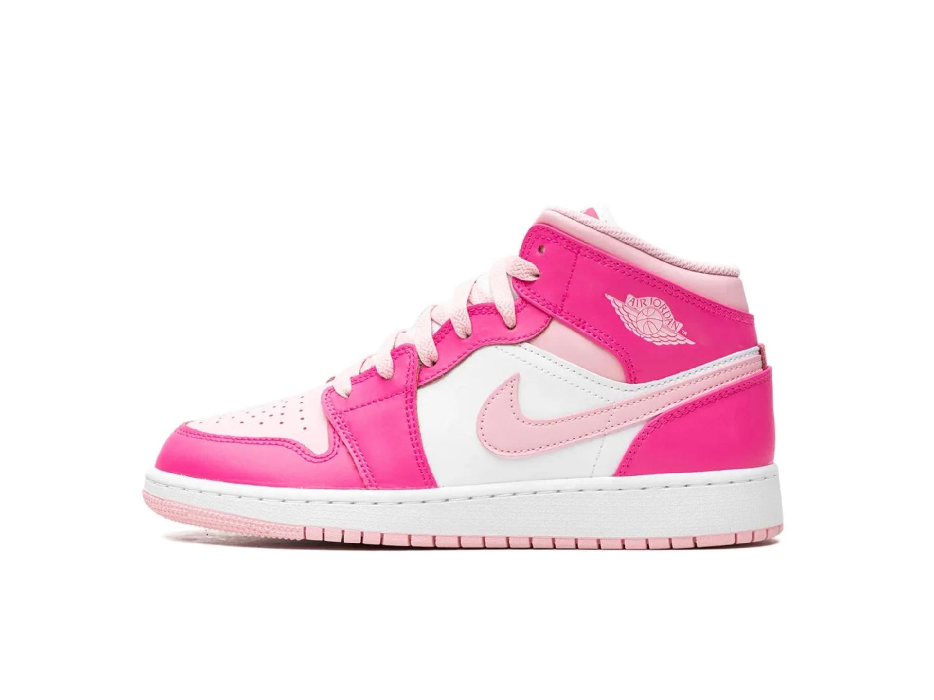 Air Jordan 1 Mid Fierce Pink (GS)